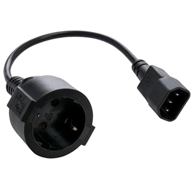 Simple C14-Schuko síťový kabel pro výstup UPS