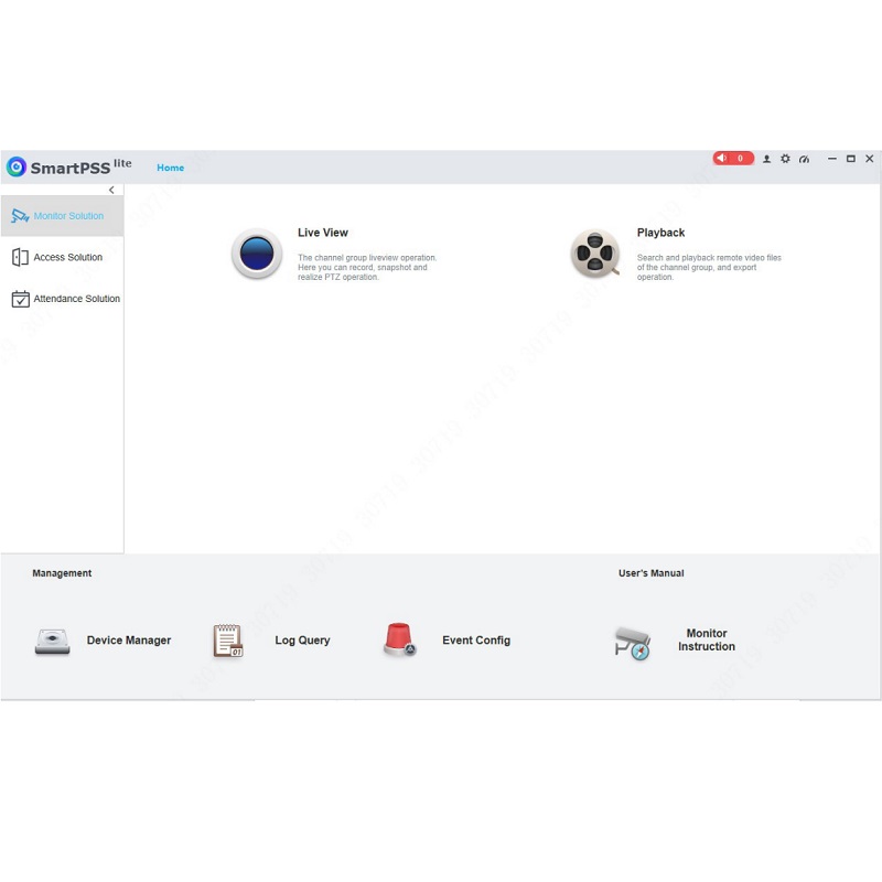 Dahua SmartPSS lite MAC klientský software
