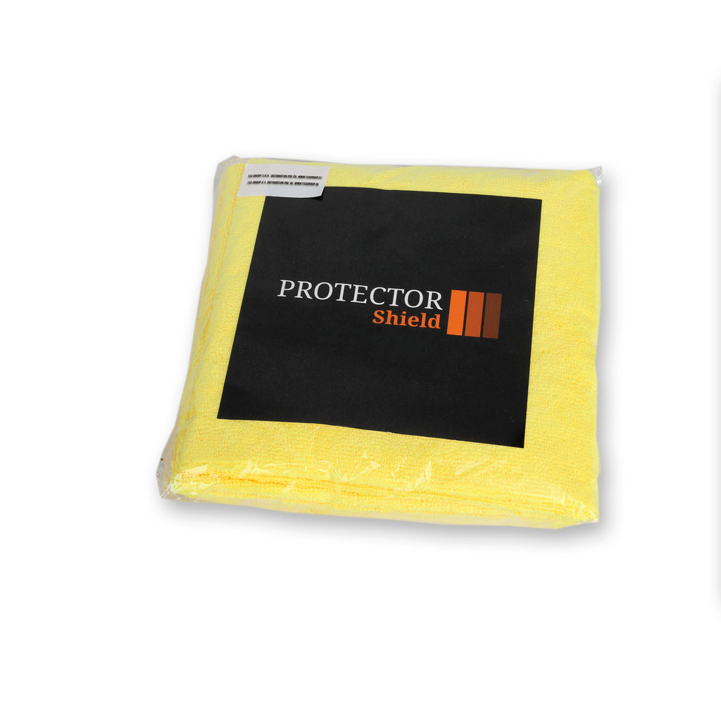 PR N01-Y mikrovláknová utěrka, 40x40 300 gsm bez lemu, žlutá - 5 ks