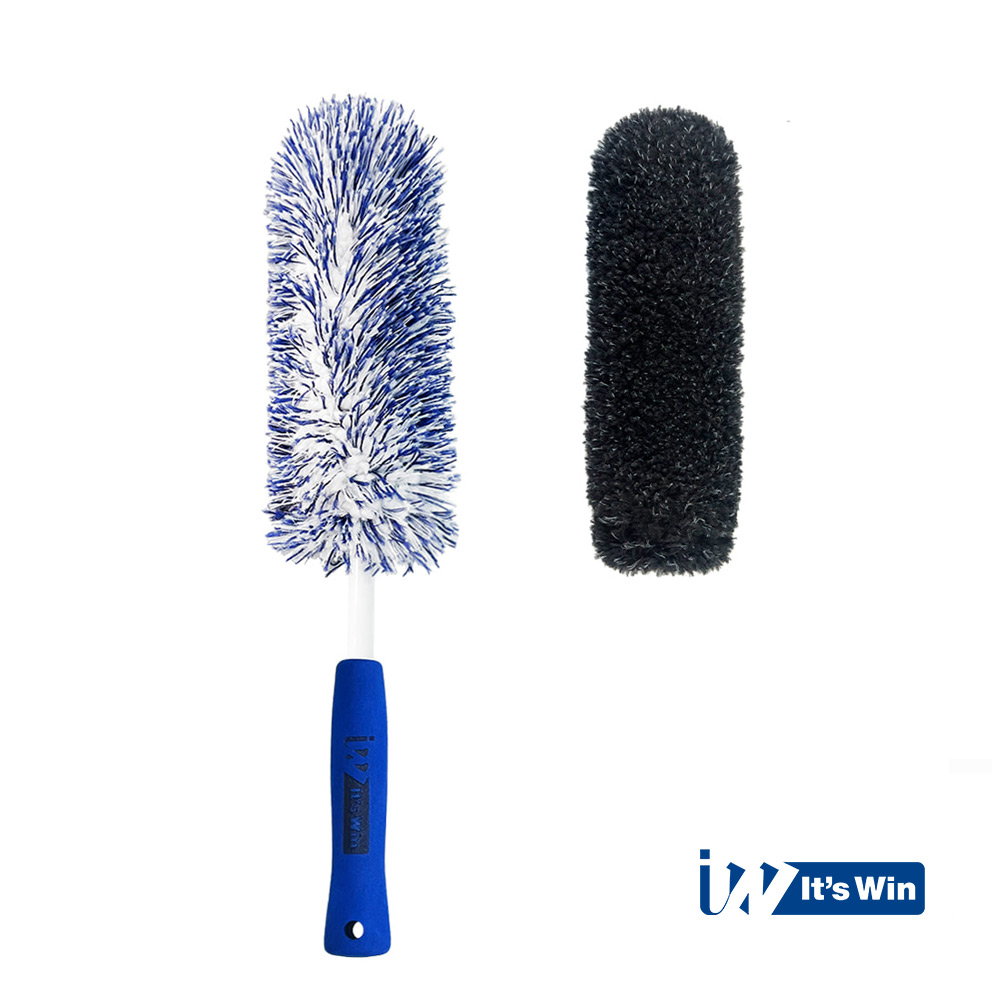 It's Win WINC-251 kartáč na kola 12“, ohýbatelný, 2 hlavice