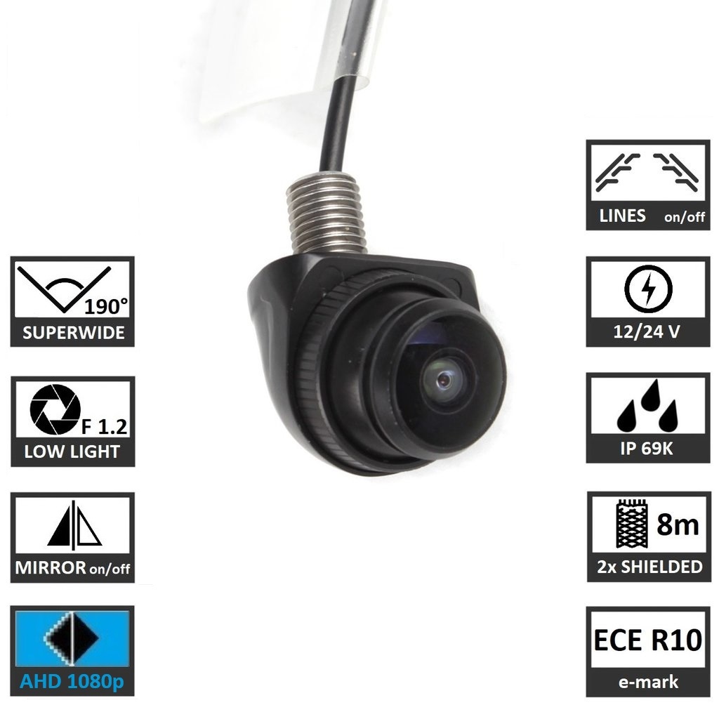 BC UNI-WIDE AHD Mini kamera 1080p AHD, 180°