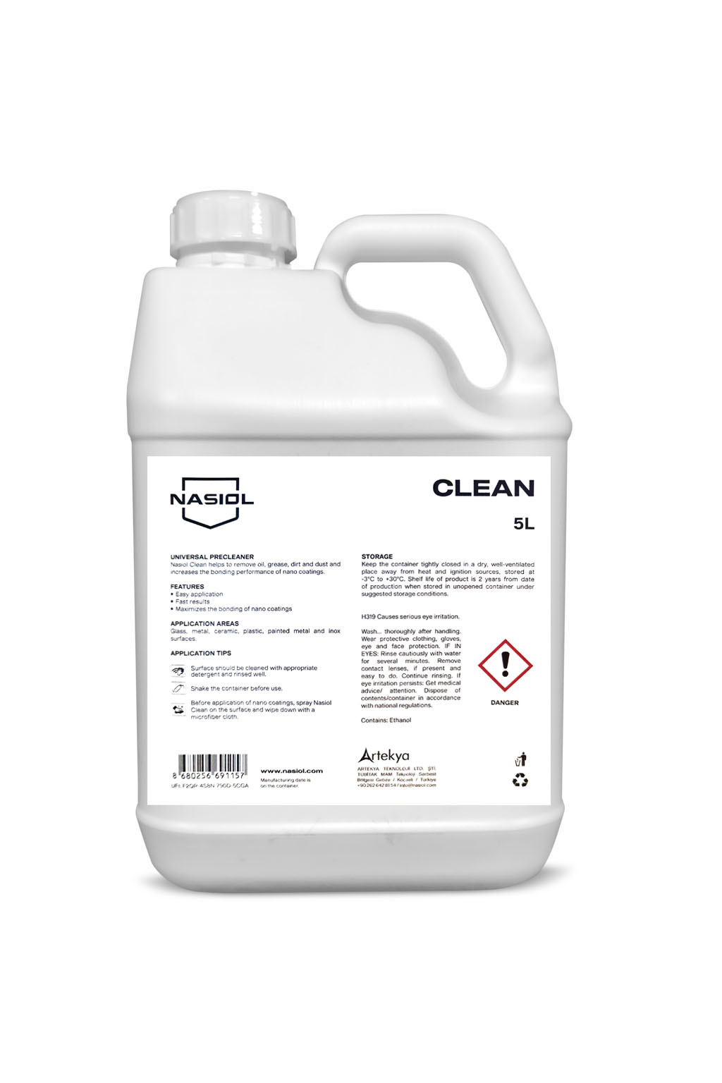 Nasiol CLEAN 5L univerzální čistič laku, 5000ml