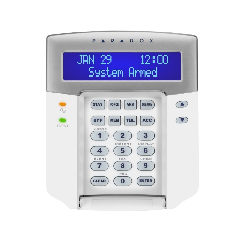 Paradox K641R+ textová LCD klávesnice