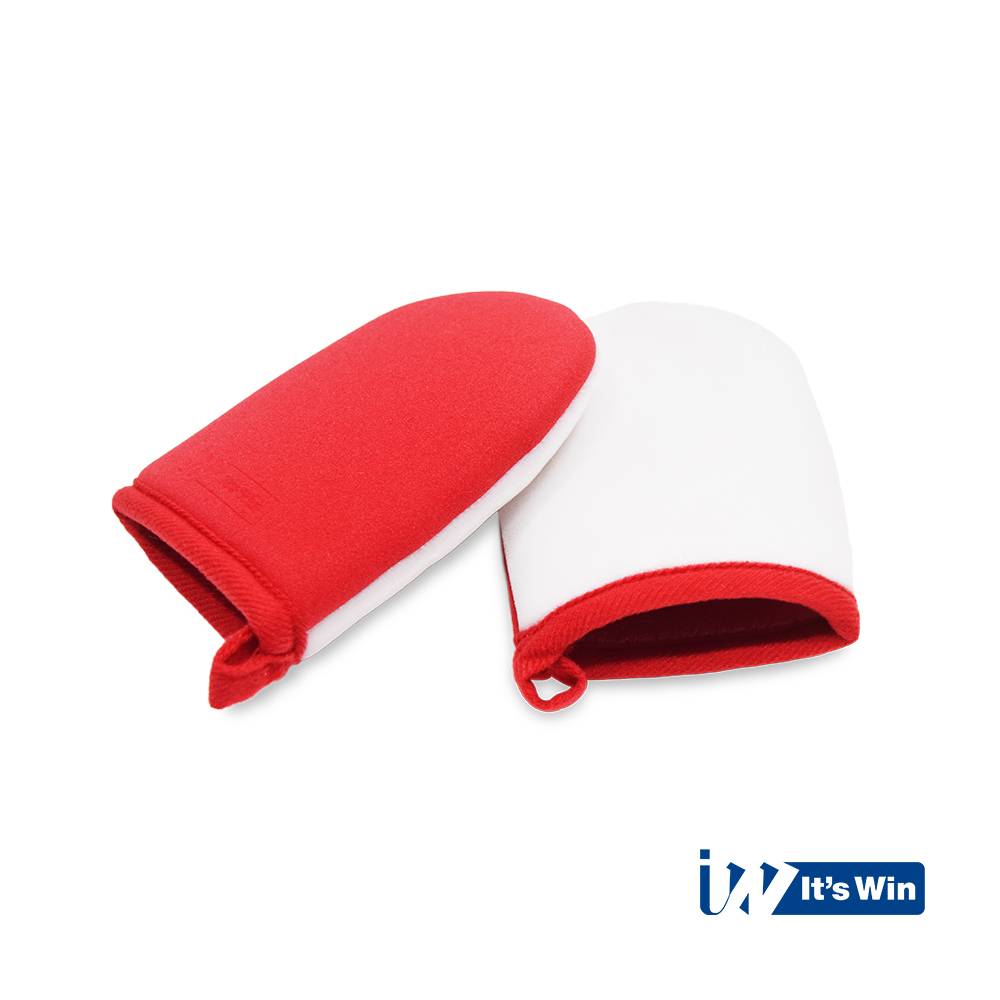 It's Win WINC-208 mikrovláknová rukavice, červeno bílá
