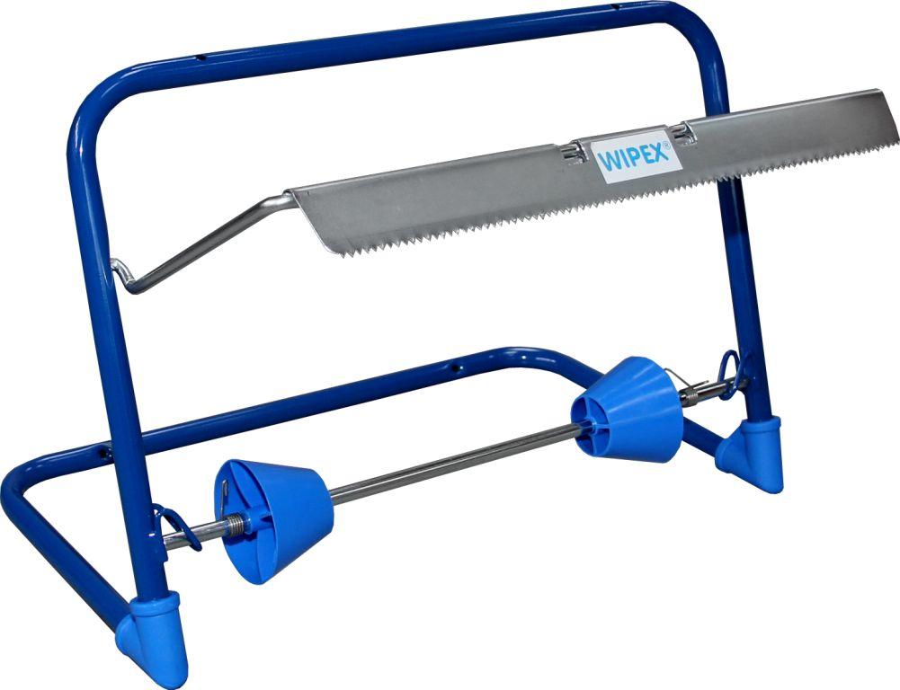 Stěnový držák (stojan) papíru Nordvlies modrý 91560N, šíře 40 cm