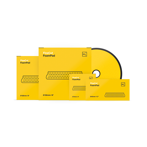 Koch Chemie Leštící kotouč Fine Cut pěnový žlutý Koch 76x25 mm 9998313
