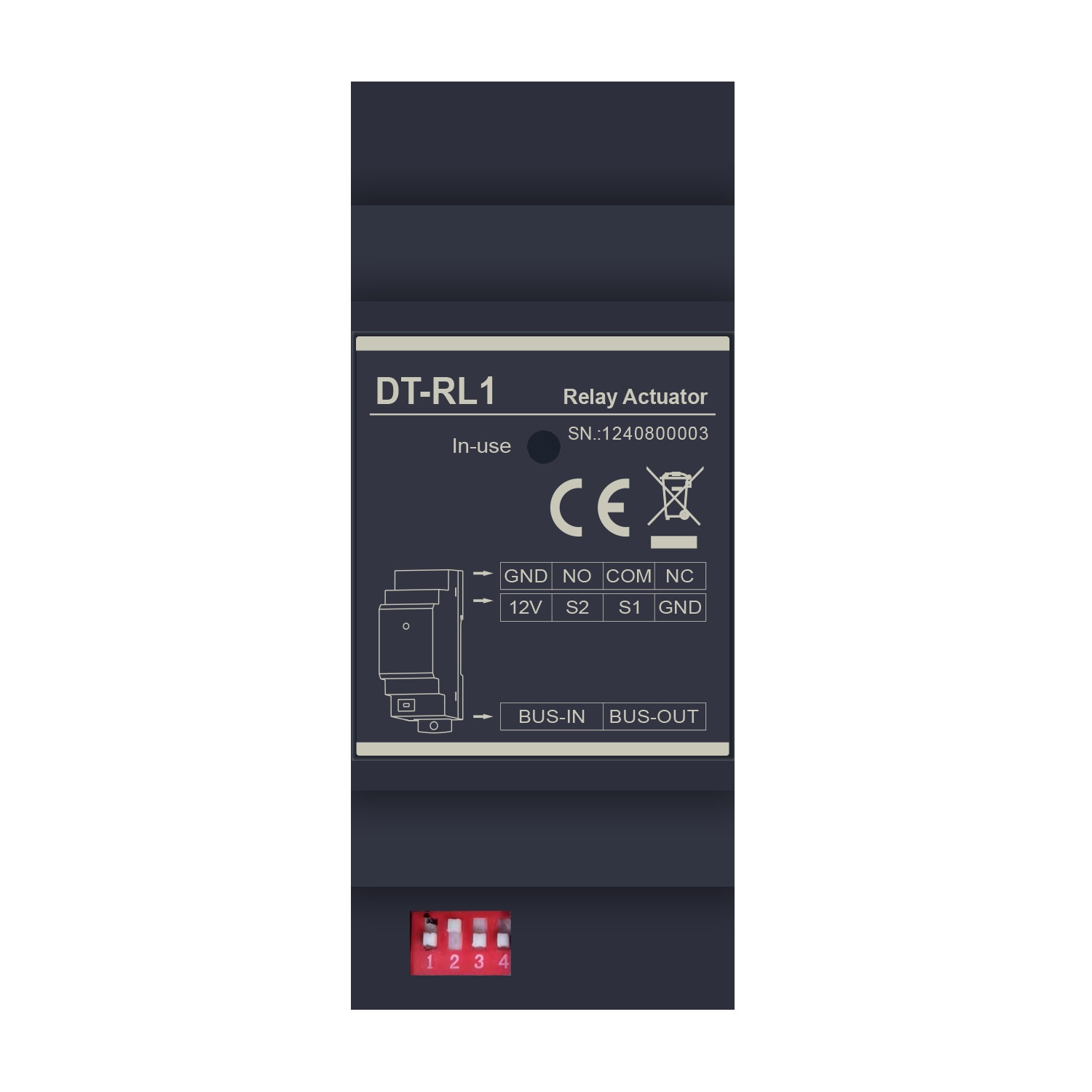 Easydoor RLC v2 modul sběrnice pro spínání relé