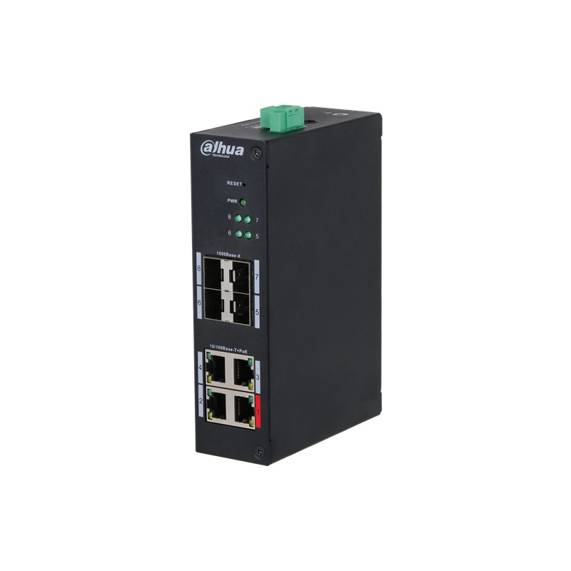 Dahua HS4408-4ET-96 8portový PoE switch