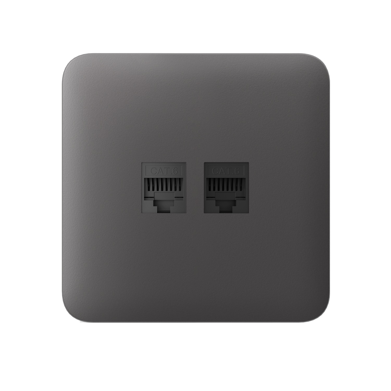 Ajax SoloCover (LAN) Grey kryt zásuvky