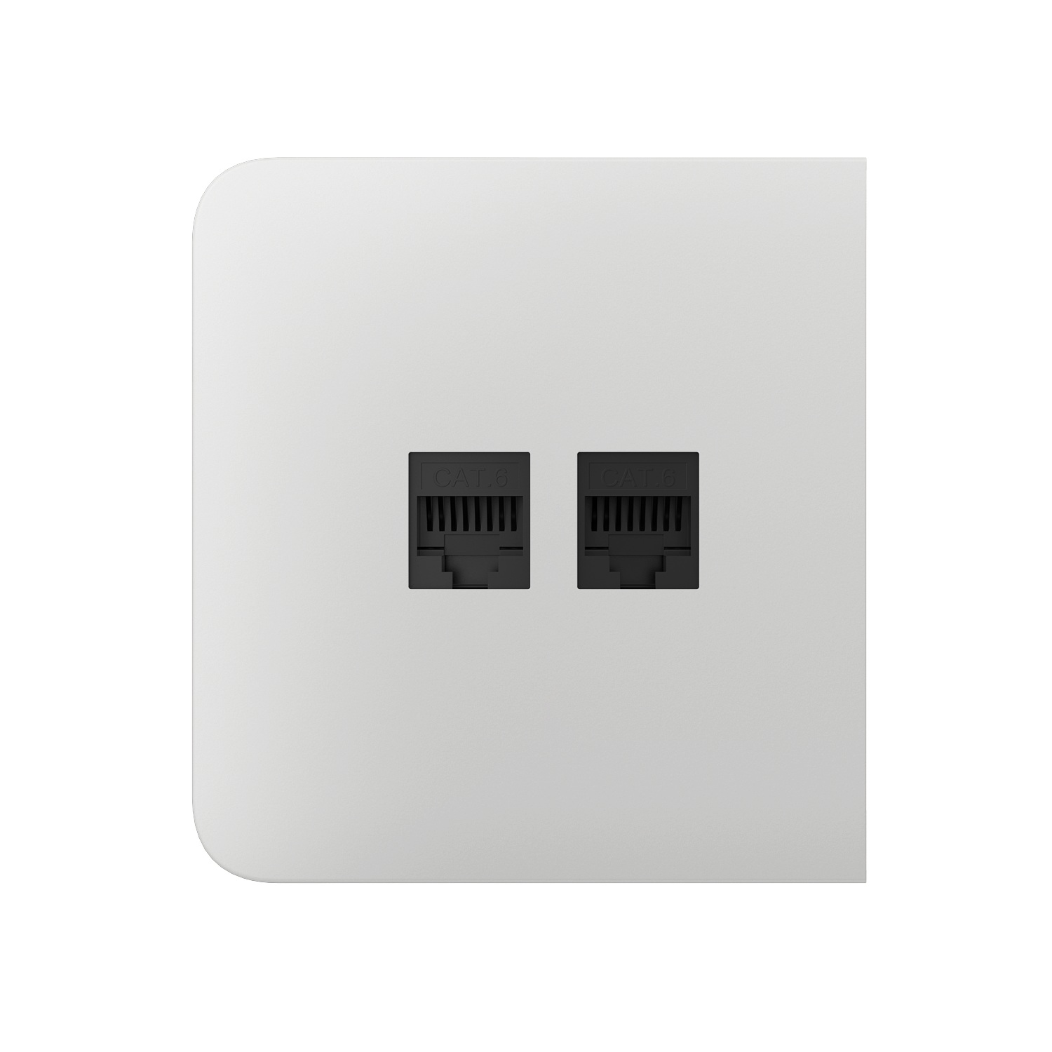 Ajax SideCover (LAN) White krytka vestavěné zásuvky