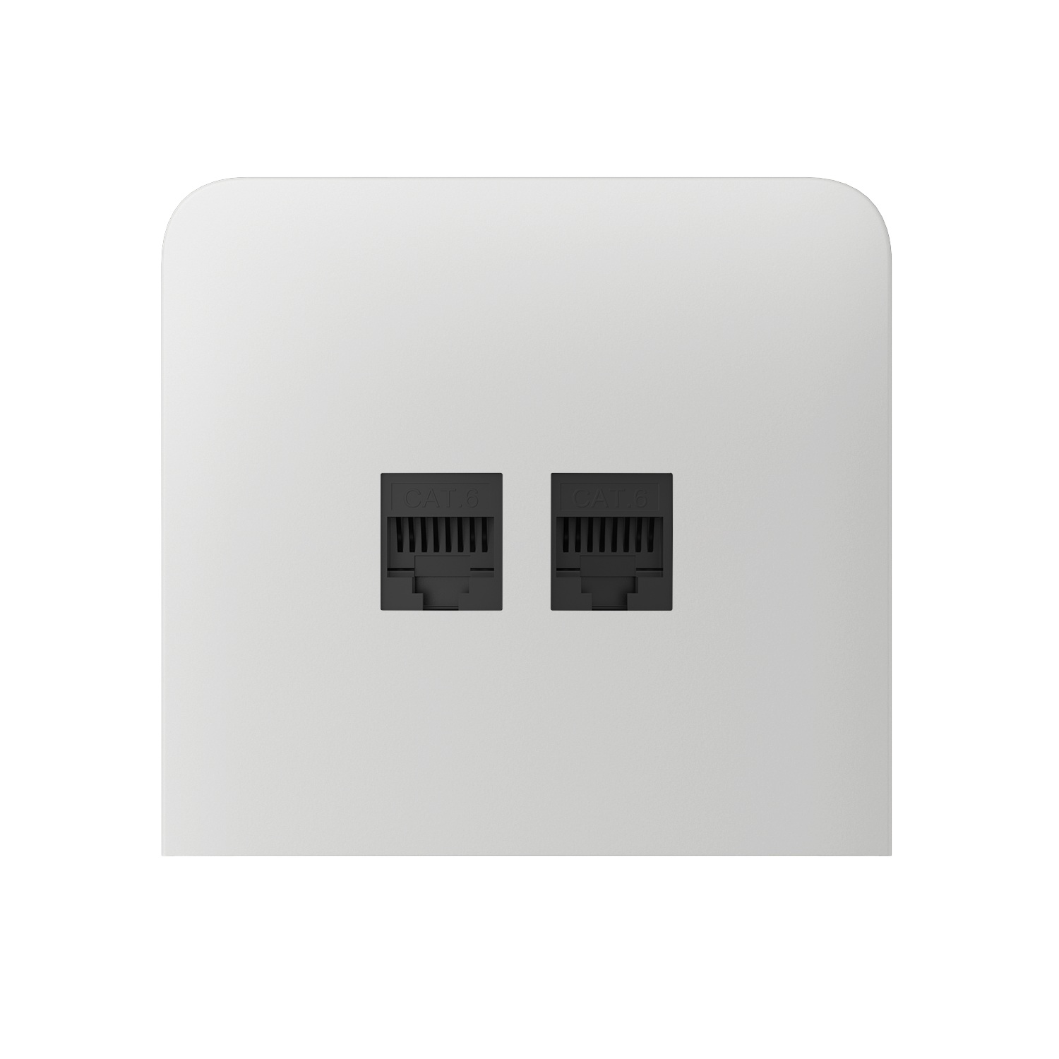 Ajax SideCover (LAN) vertical White krytka vestavěné zásuvky