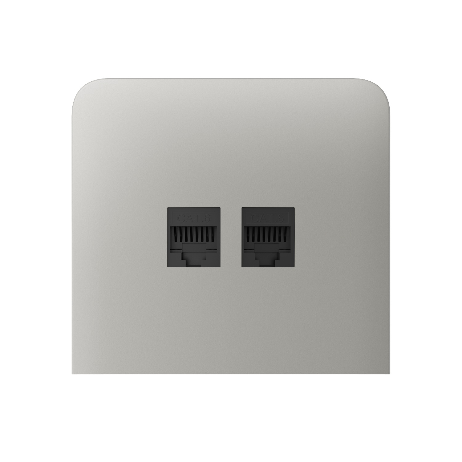 Ajax SideCover (LAN) vertical Oyster krytka vestavěné zásuvky