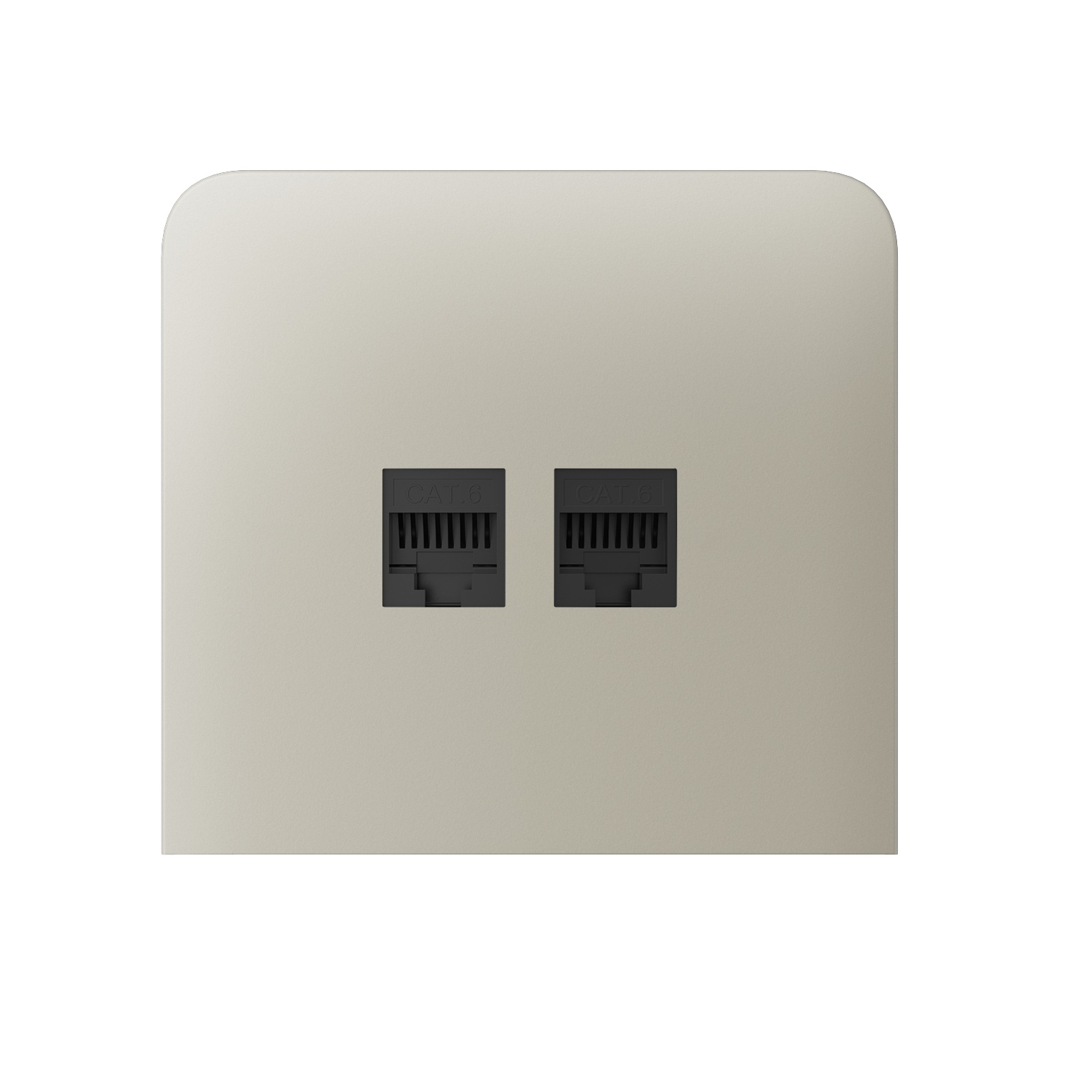 Ajax SideCover (LAN) vertical Ivory krytka vestavěné zásuvky