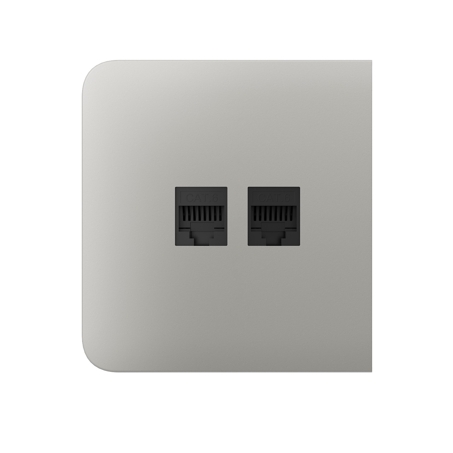 Ajax SideCover (LAN) Oyster krytka vestavěné zásuvky